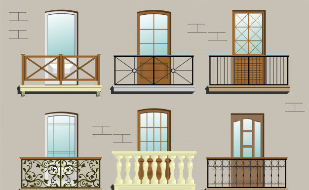 different types of balconies